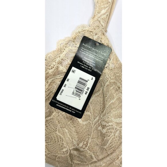 Bali Lift Lace Underwire Bra DF6543 Nude 38D Full Coverage Support NWT - Picture 5 of 6